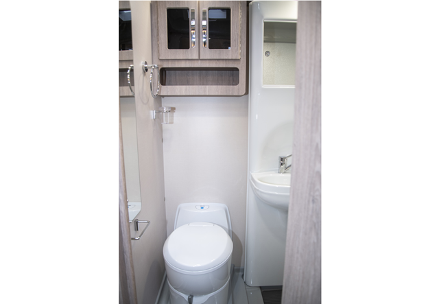 Nuevo ES Toilet and Storage Cabinet